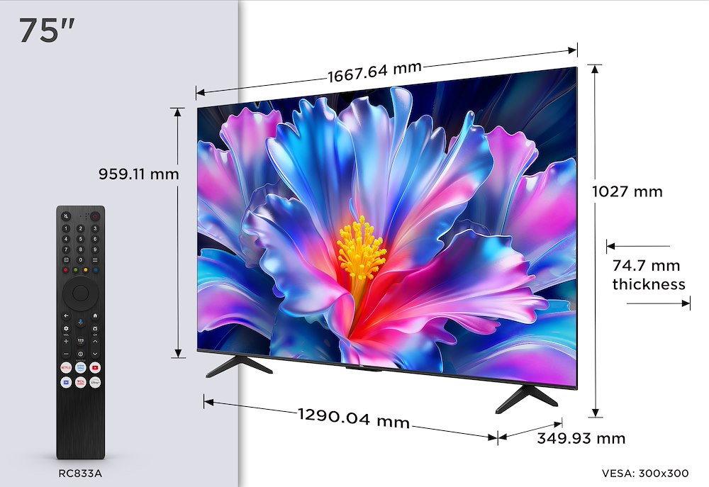 TCL 75P6L - TV LED 75" 4K HDR