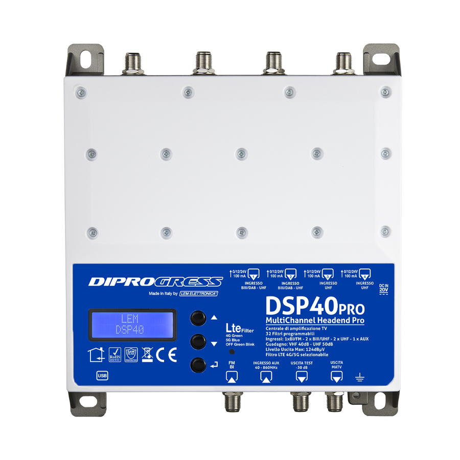 LEM DSP40PRO - DSP40PRO Programmierbarer Kanalverstärker LEM DSP40PRO - DSP40PRO Programmierbarer Kanalverstärker