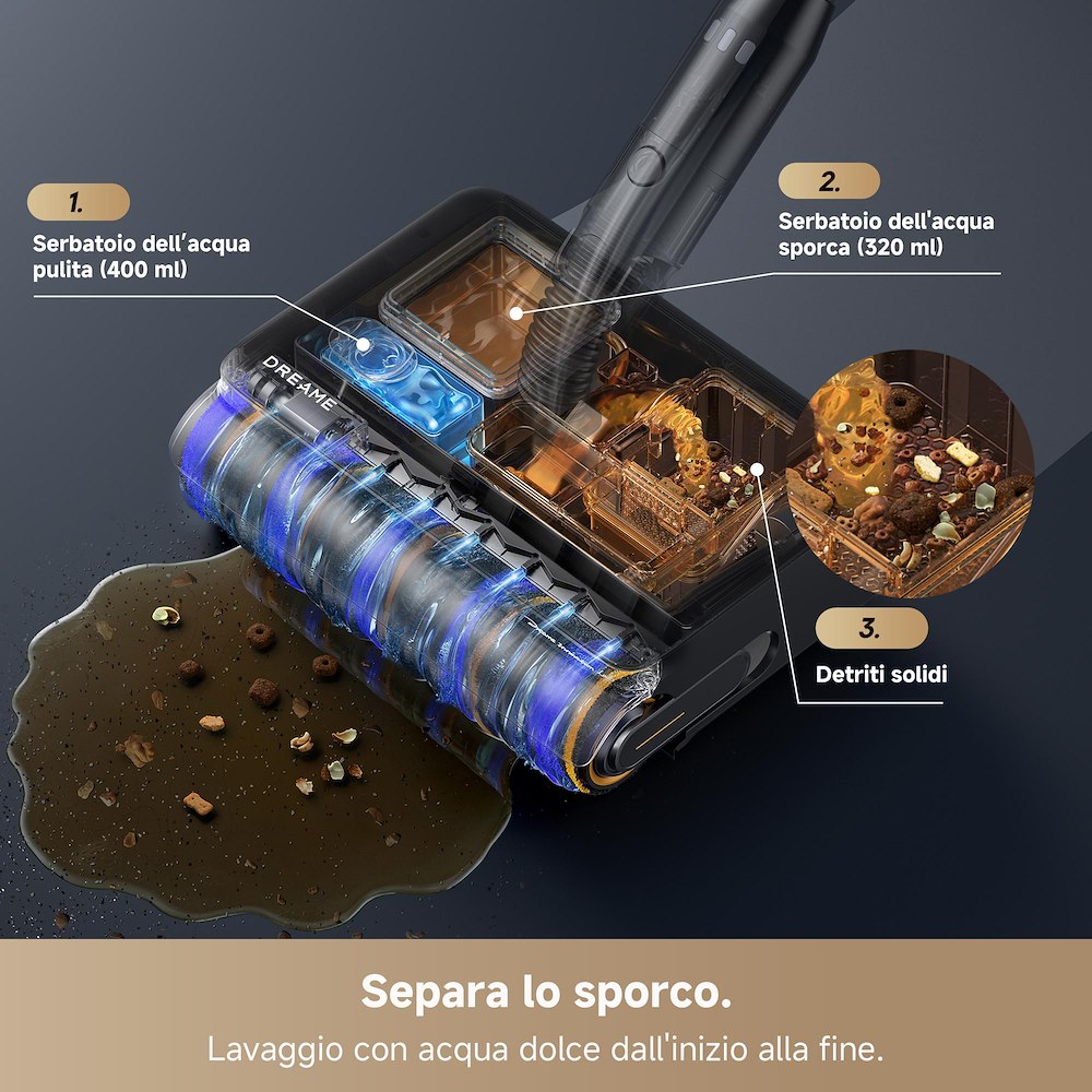 DREAME DREZ30PA - Lavapavimenti 855W