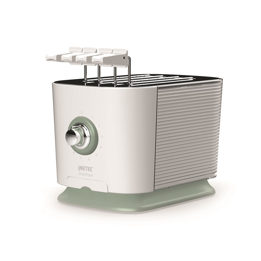 IMETEC 7477 - Toaster Grantoast 600W Weiß Grün