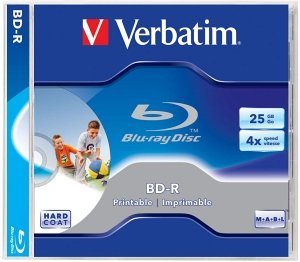 VERBATIM 43714 - Verbatim BD-R 25GB 6X Blu-ray Rohlinge
