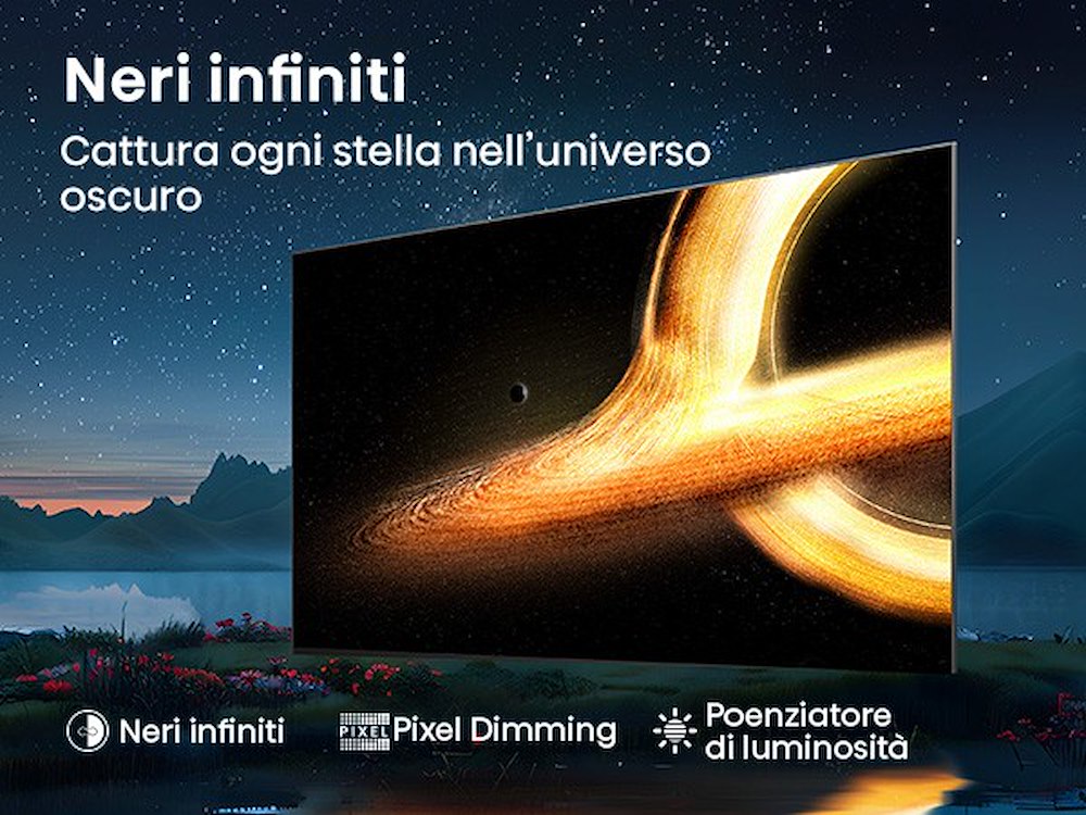 HISENSE 55A86Q - Smart TV OLED 55" 4K