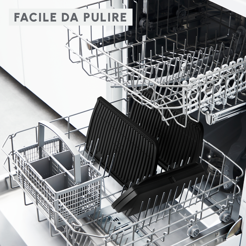 MOULINEX GI727810 - Moulinex OptiGrill+ XL Grillgerät 2000W