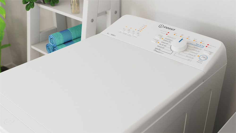 INDESIT BTWL60400IT - Toplader Waschmaschine 6 kg