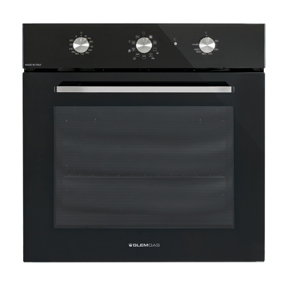 GLEM GAS DGF9NES6AF - Multifunktionsofen 60CM in Schwarz GLEM GAS DGF9NES6AF - Multifunktionsofen 60CM in Schwarz