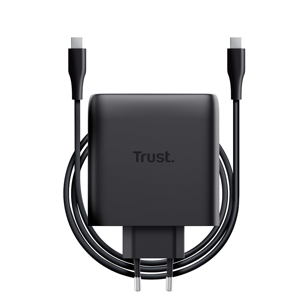 TRUST 25527 - Caricabatteria USB-C 100W Trust Maxo Nero