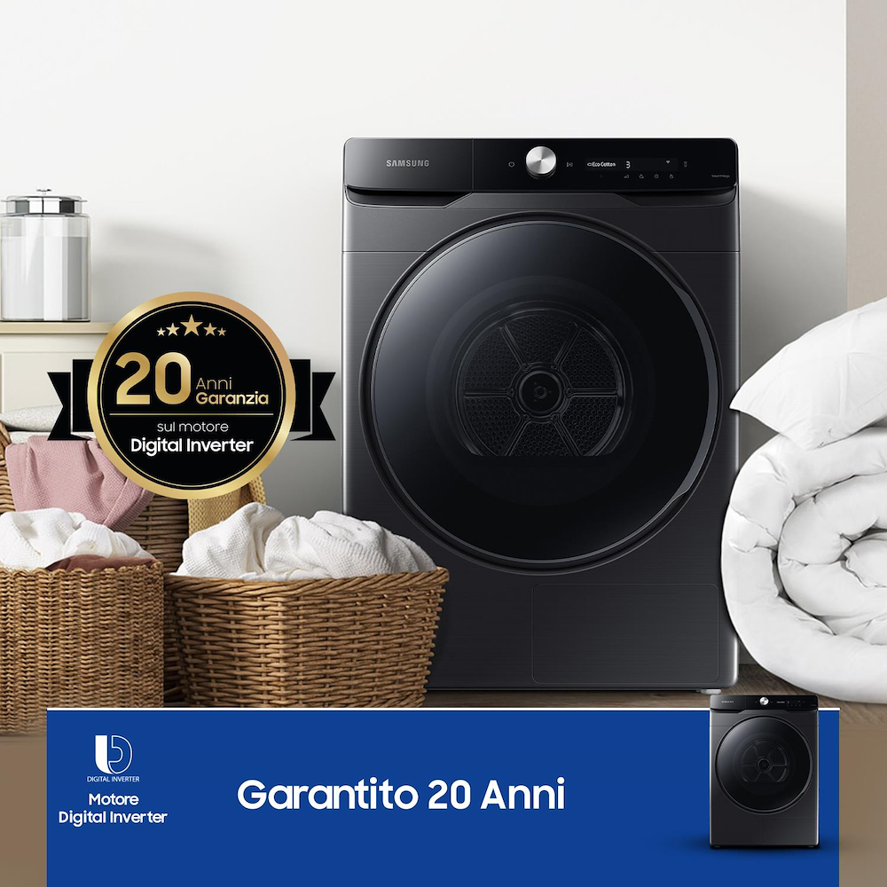 SAMSUNG DV16DG8600BVU3 - Asciugatrice Frontale 16kg