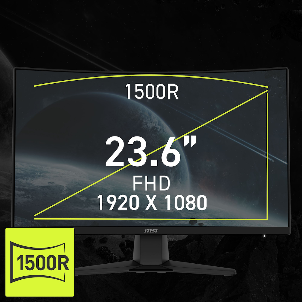 MSI 9S6-3BC31T-001 - 23.6" FHD Curved Monitor