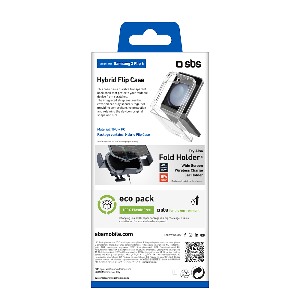 SBS TECOVSAZFLIP6T - Cover Hybrid Samsung Z Flip 6