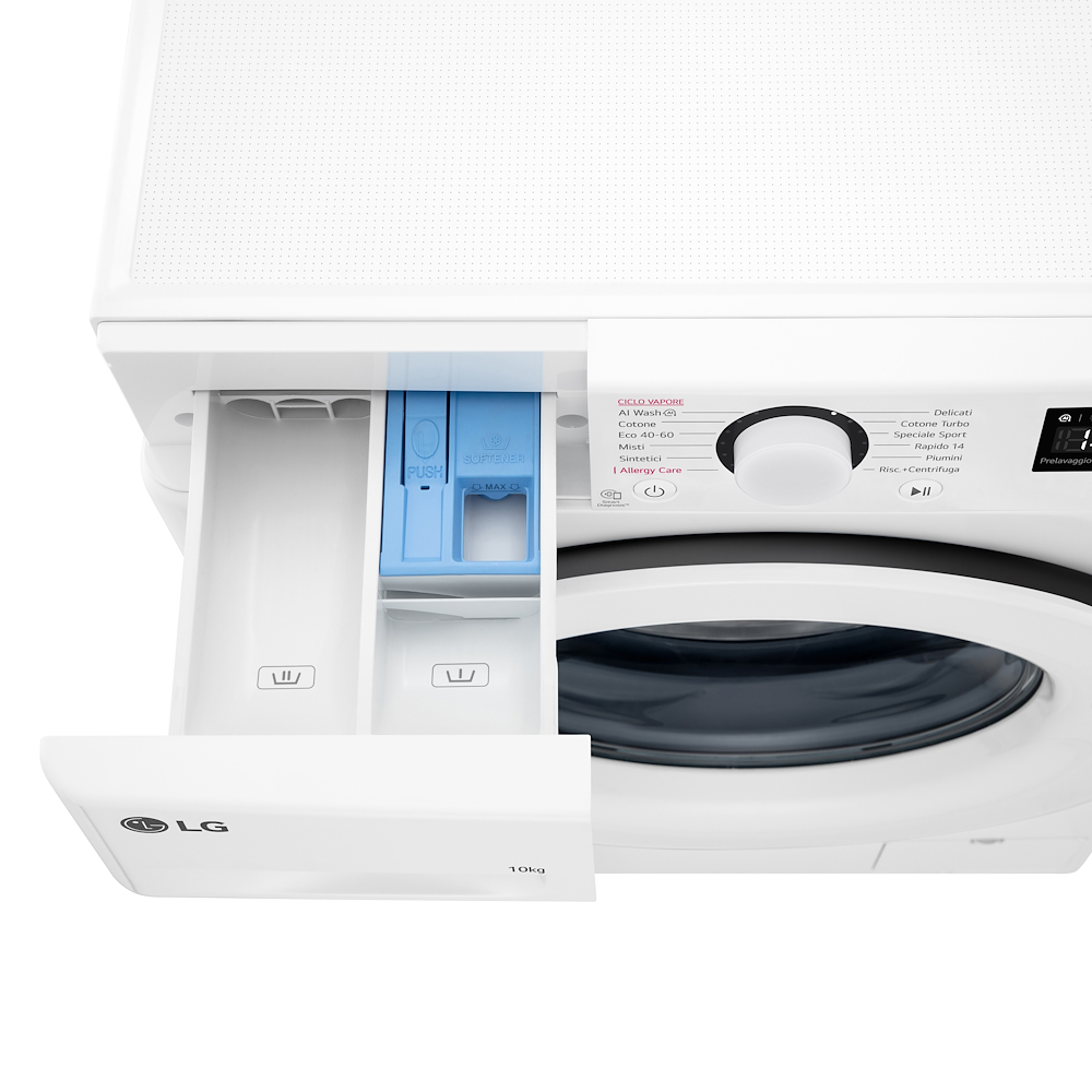 LG F4R3010NSWW - 10kg AI Waschmaschine mit Dampf