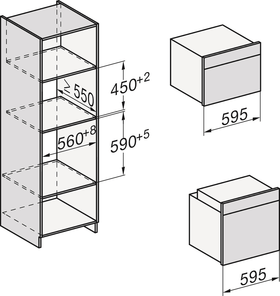 MIELE H7164BPEDSTCLST - H7164BPEDSTCLST 0511922 FORNO 60CM 76LT MULTIF.CL.A+ PIROLISI INNOVA IX/BK