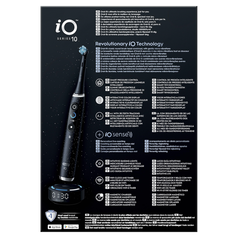 ORAL-B IO10BLACK - Oral-B iO Series 10 Spazzolino Elettrico Cosmic Black