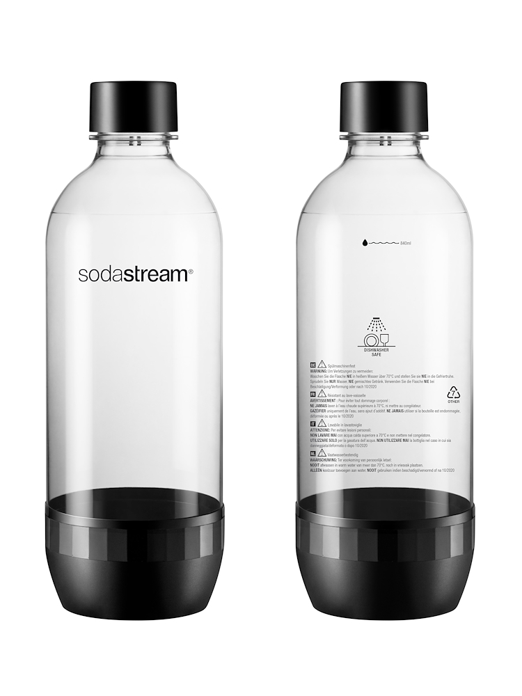 SODASTREAM 2270071 - SodaStream Bottiglie in Plastica 1L Set da 2