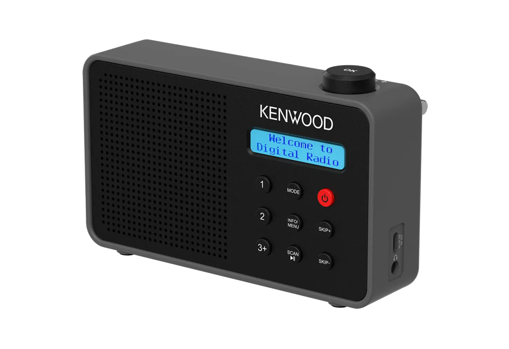 KENWOOD CRM25DABB - Radio DAB+ portatile con Bluetooth