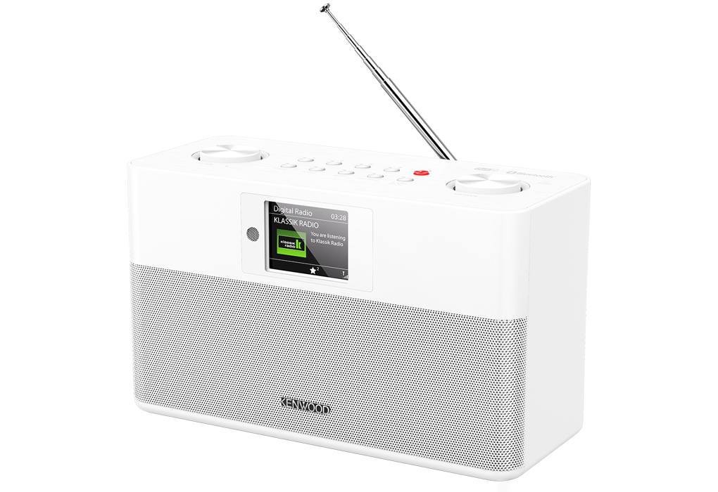 KENWOOD CRST85DABW - Radio compatto stereo DAB+ bianco