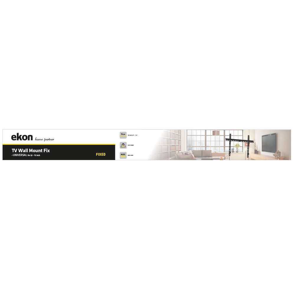 EKON ECTVFIX75INCH50KG - Fester TV-Halter bis 75 Zoll
