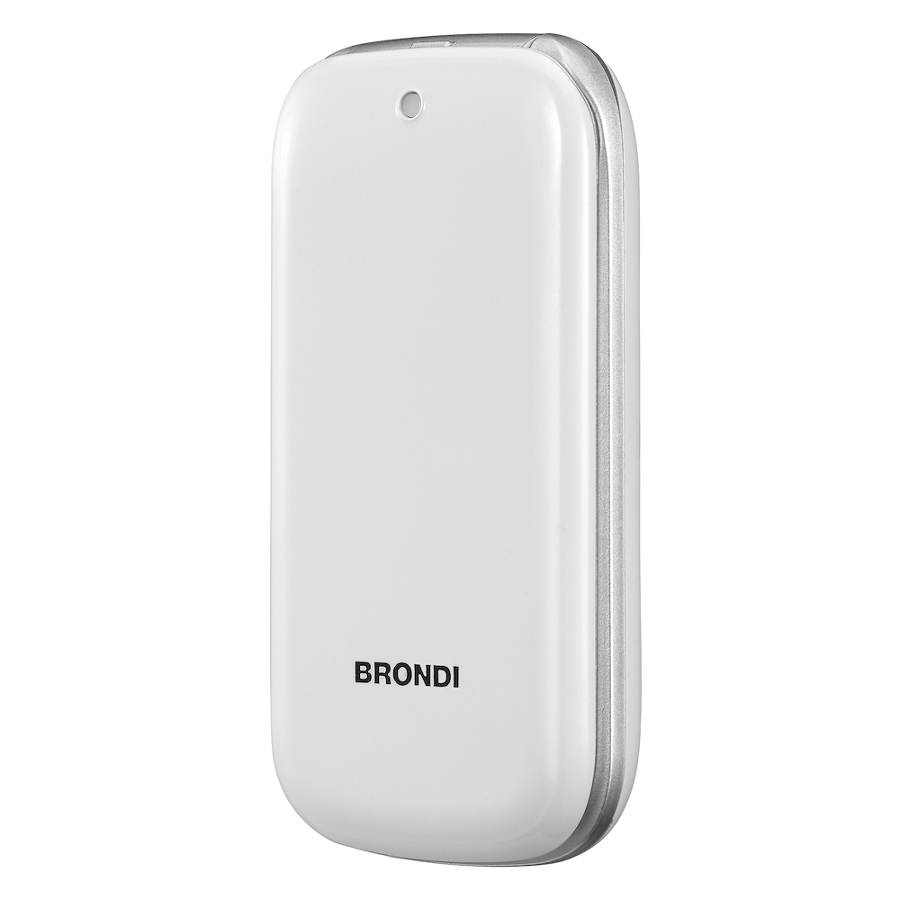 BRONDI STONEPIUBIANCO - Cellulare Brondi Bianco DUALSIM