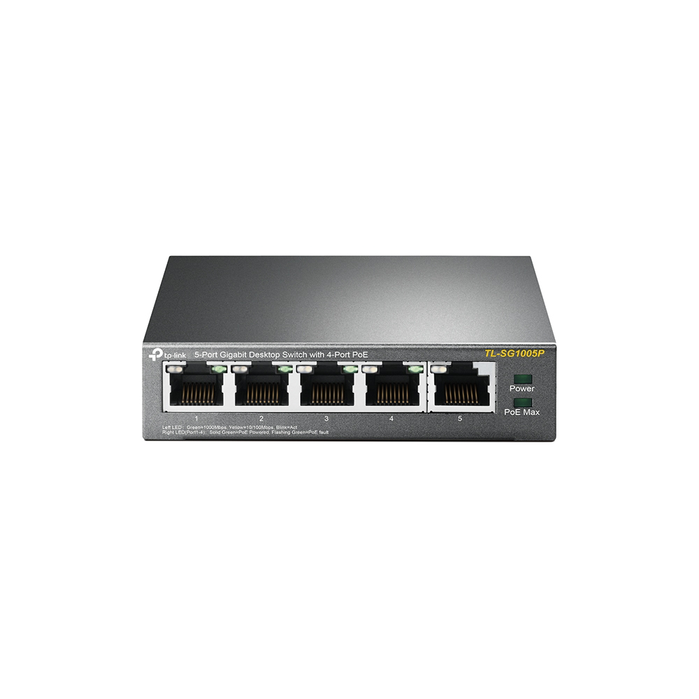 TP-LINK TLSG1005P - 5-Port Gigabit Switch Desktop