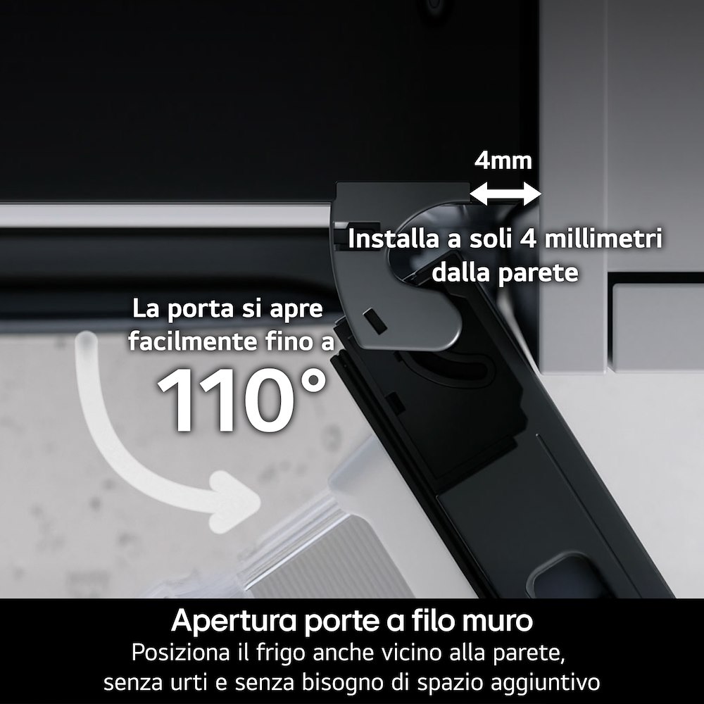 LG GBBS322APY - Frigorifero Combinato 375L Silver