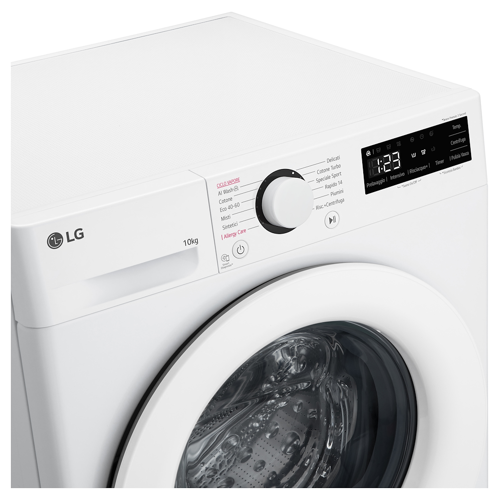 LG F4R3010NSWW - 10kg AI Waschmaschine mit Dampf