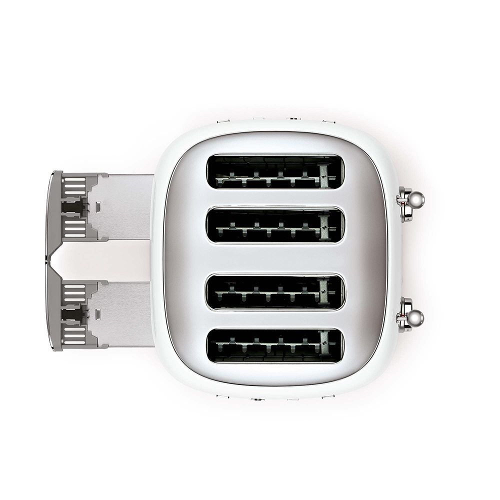 SMEG TSF03WHEU - Toaster 4 Scheiben Vintage