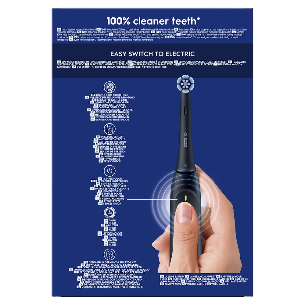 ORAL-B IO2DUONEROVERDE - SPAZZOLINO ELETTRICO NERO VERDE