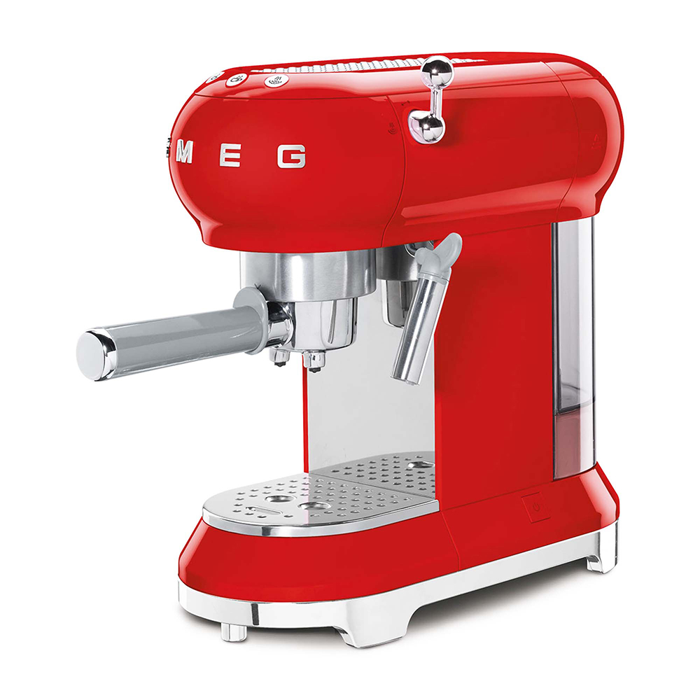 SMEG ECF01RDEU - Macchina per espresso  ECF01RDEU Rossa