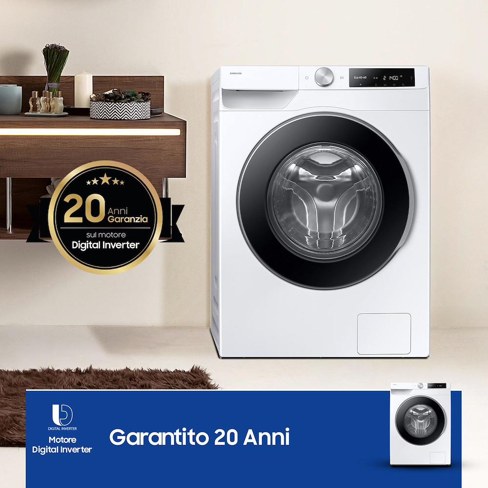 SAMSUNG WW90DG6U25LEU3 - Lavatrice Samsung 6000D Ai•Control A