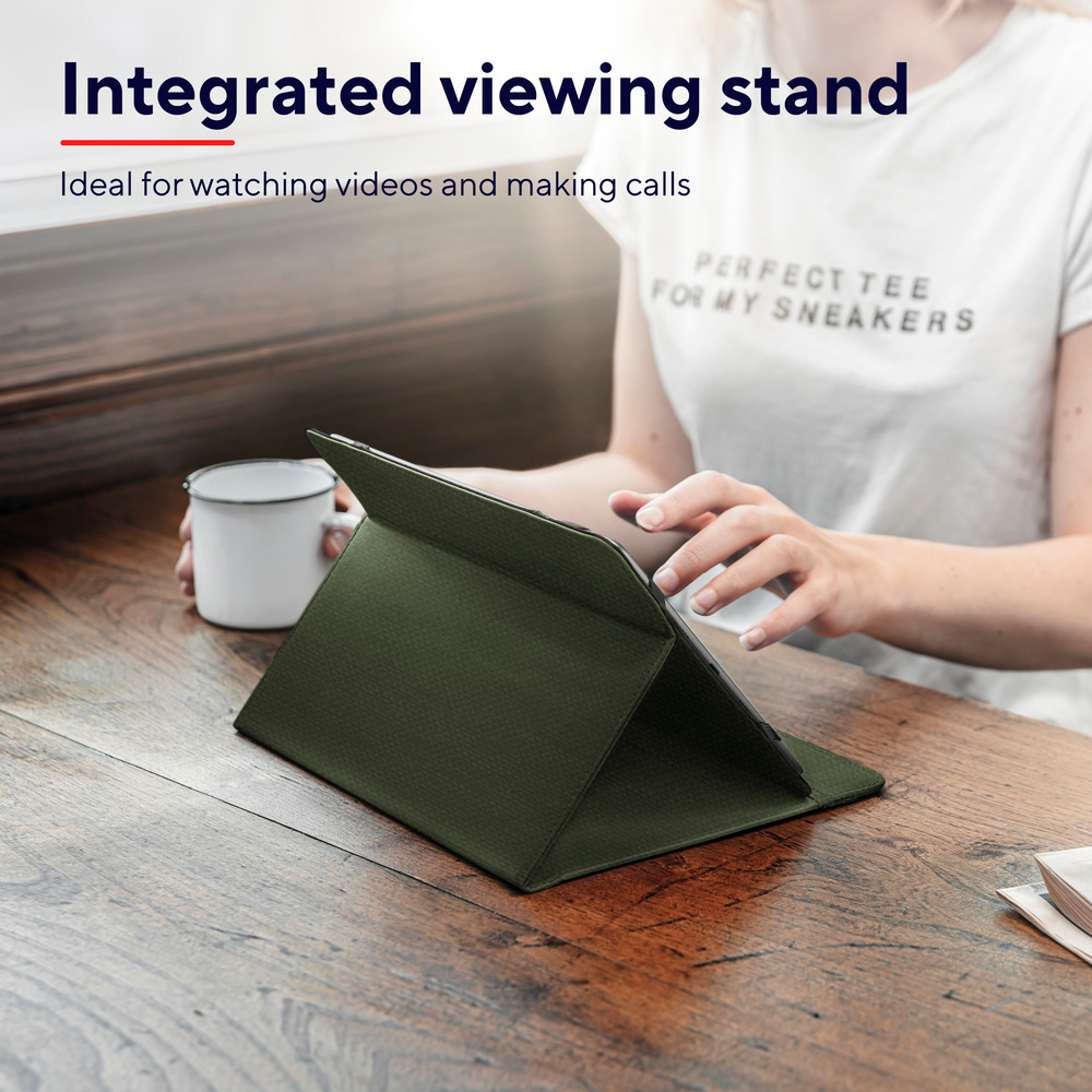 TRUST 24498 - 24498 0598641 CUSTODIA PER TABLET FINO 11" PRIMO FOLIO ECO GREEN