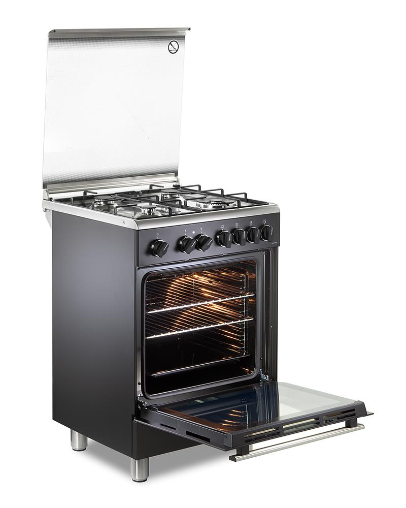 DE LONGHI PEMA64LSG - Cucina a Gas 60cm 4 Fuochi