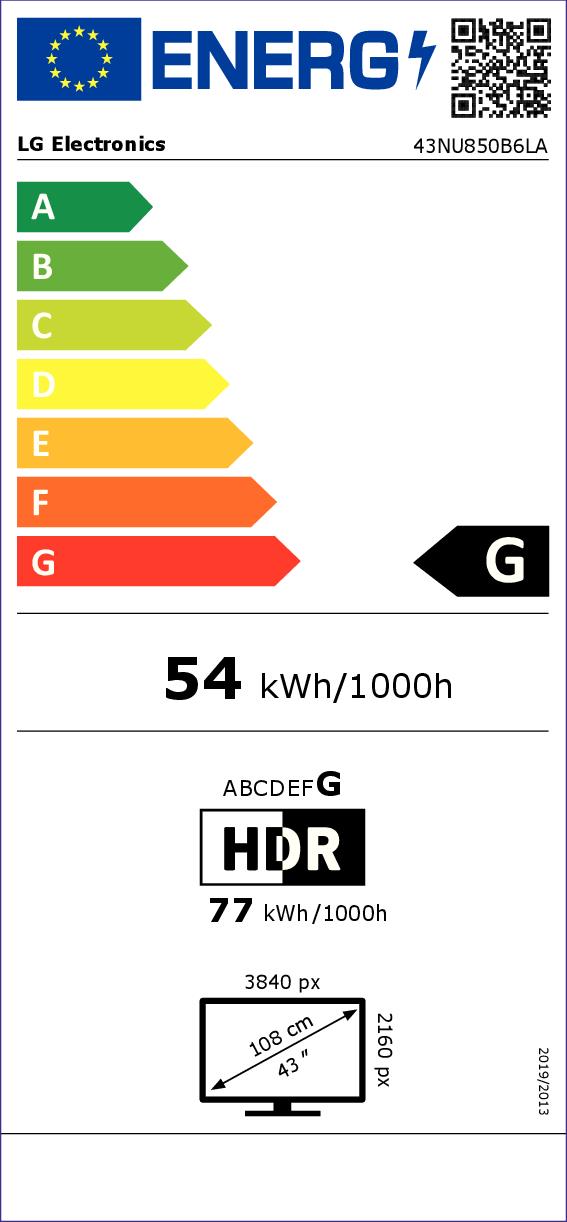 LG NU85 - Smart TV 43'' NANO 4K UHD