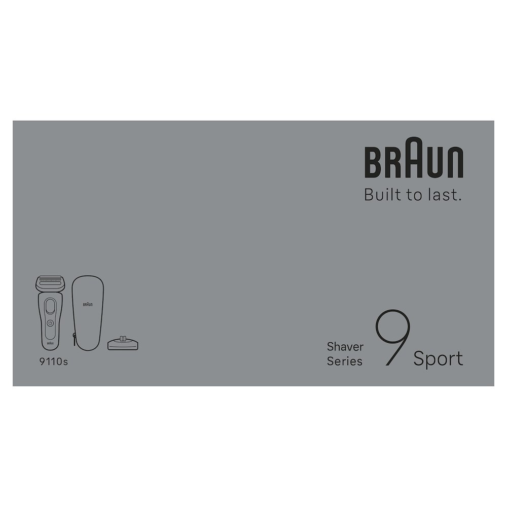 BRAUN 83920512 - Rasoio Elettrico Barba Serie 9
