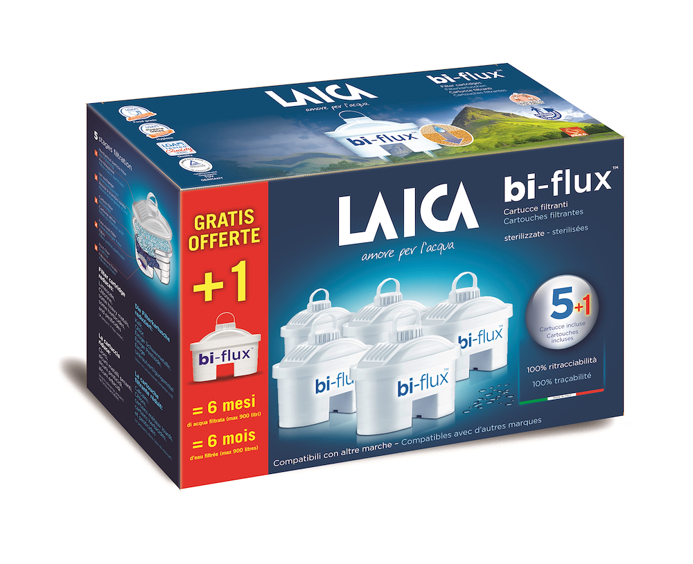 LAICA F6S - 5+1 Filterset für Karaffen