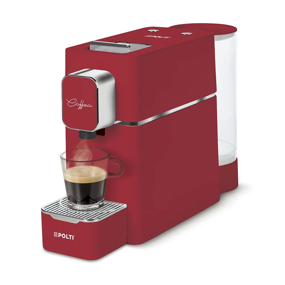 POLTI PCEU0136 - Macchina da Caffè Rossa
