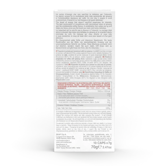 CELLINI 8106310 - Ginseng Kaffeekapseln für Nespresso