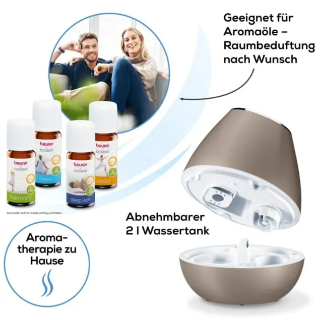 BEURER LB37TOFFEE - Beurer LB 37 Luftbefeuchter Toffee