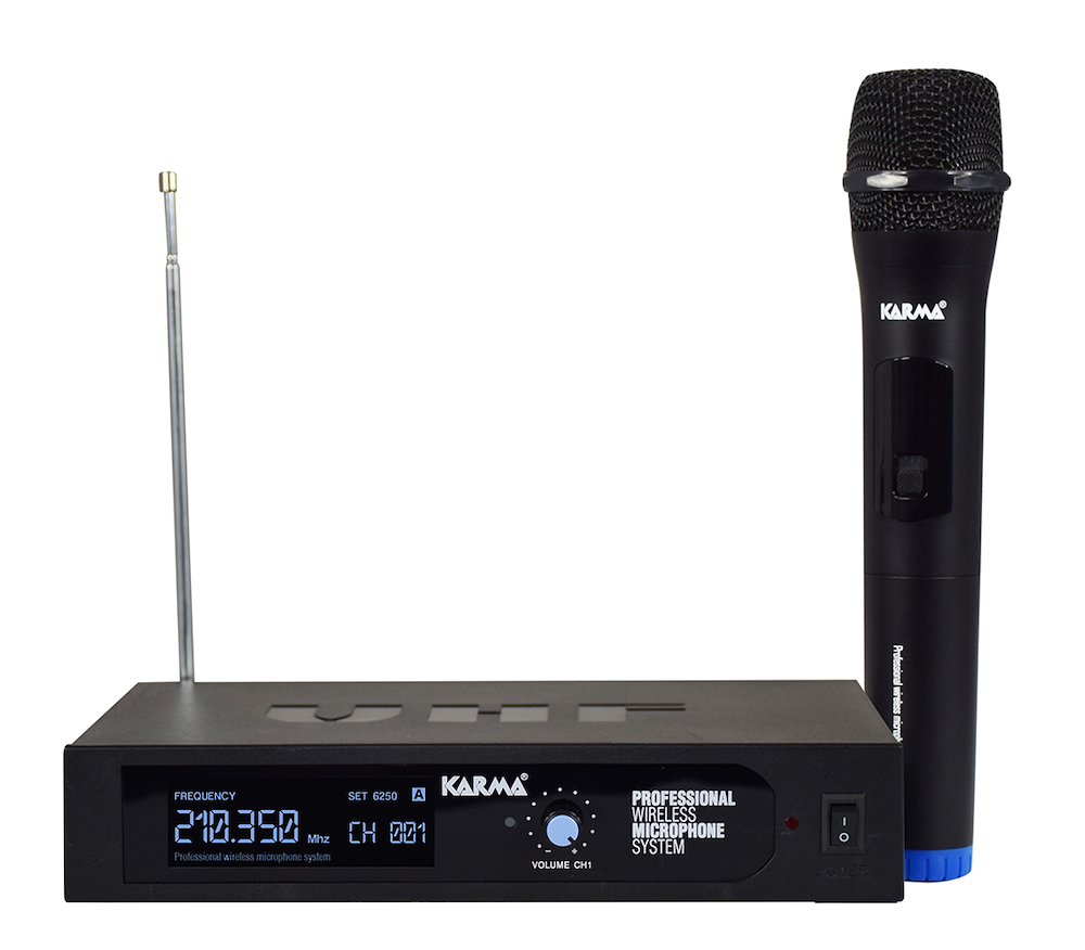 KARMA SET6250C - Tragbares VHF-Radiomikrofon Set