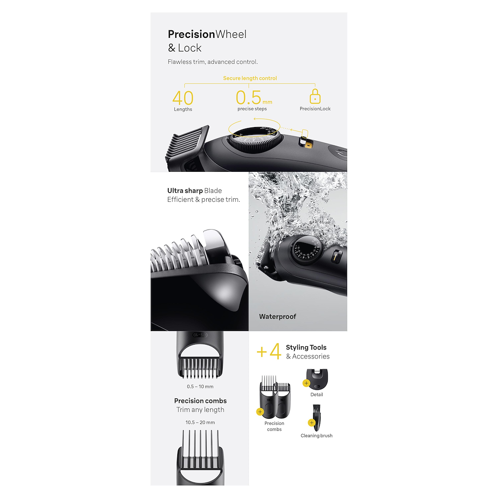 BRAUN BT5520 - Regolabarba Braun Series 5 40 Lunghezze