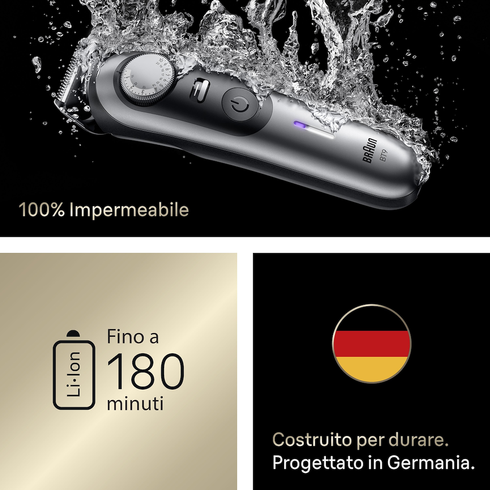 BRAUN BT9520 - Regolabarba Braun Series 9 ProBlade