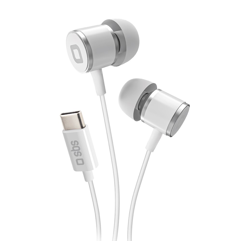 SBS TEEARTYCW - Auricolari Type C Bianchi
