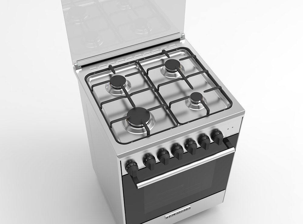 GLEM GAS DG66MI3 - CUCINA INOX 60CM ELETTRICA