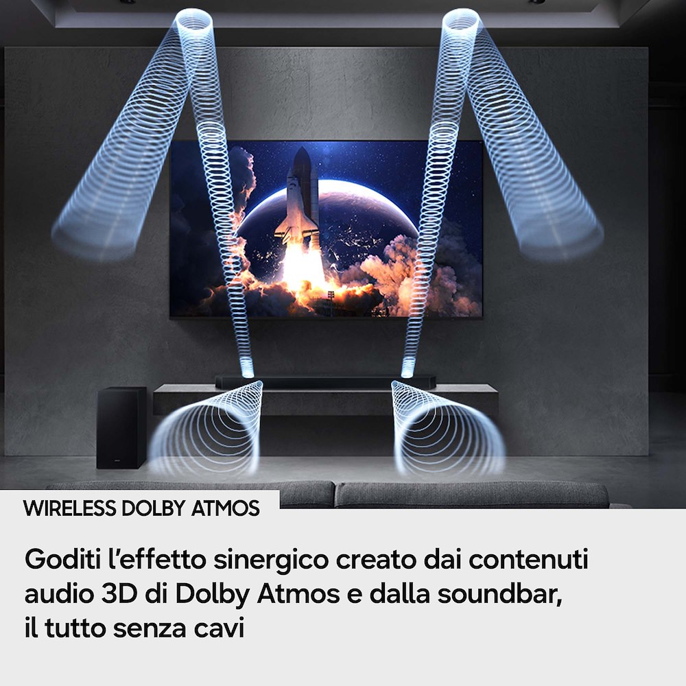 SAMSUNG HW-Q600H - Soundbar 3.1.2 canali