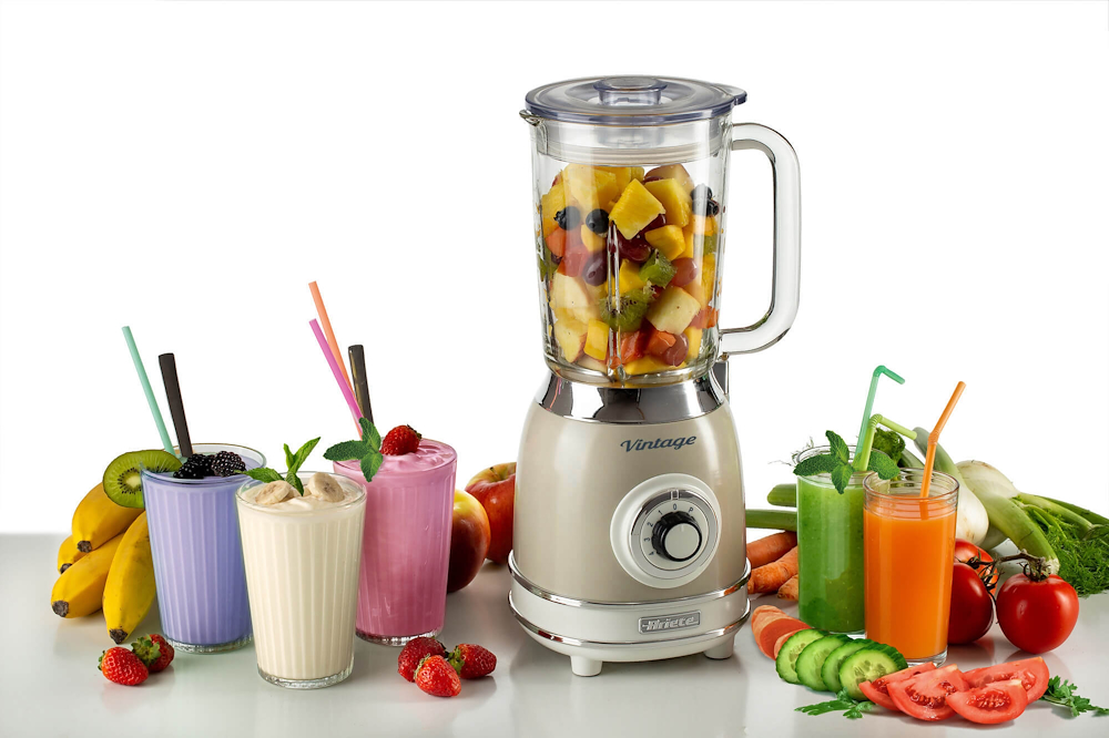 ARIETE 583BEIGE - Frullatore Vintage 1000W 4 lame