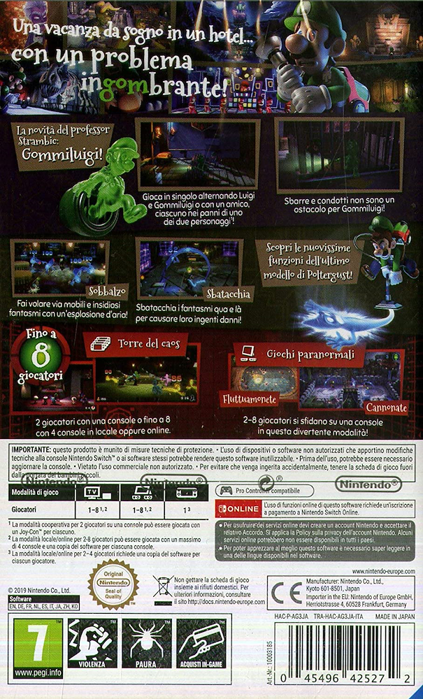 NINTENDO 10002088 - Spiel Luigi's Mansion 3 für Switch