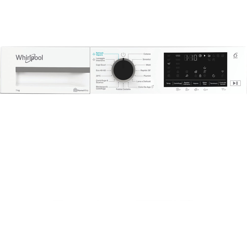 WHIRLPOOL WAM762WBIT - Lavatrice Slim 7KG
