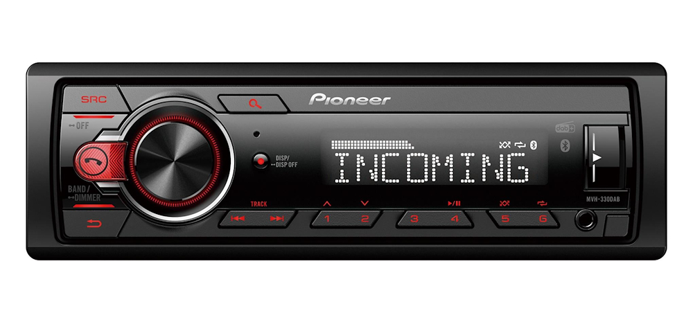 PIONEER MVH330DAB - MVH330DAB 0578421 CAR MULTI. DAB/DAB+ BT USB NERO/ROSSO