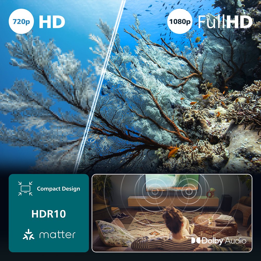 PHILIPS 40PFS6050/12 - Smart TV 40" Full-LED