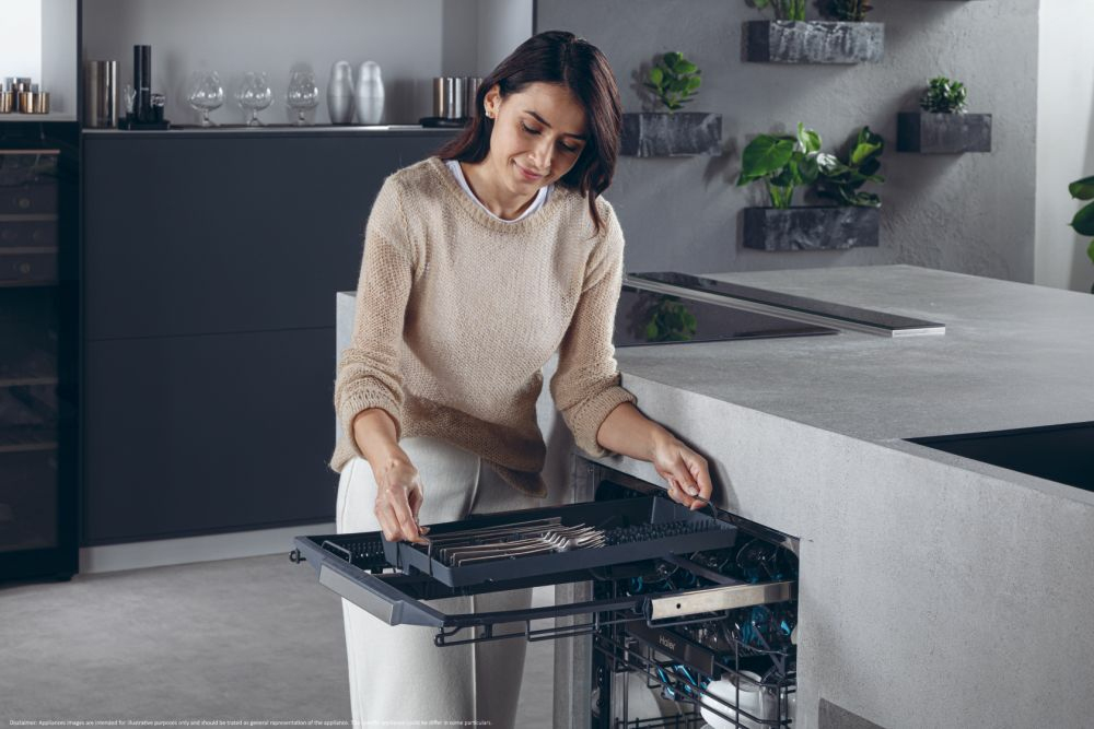 HAIER XI4A4M4PB - Haier 14 Besteck Integrierte Geschirrspüler