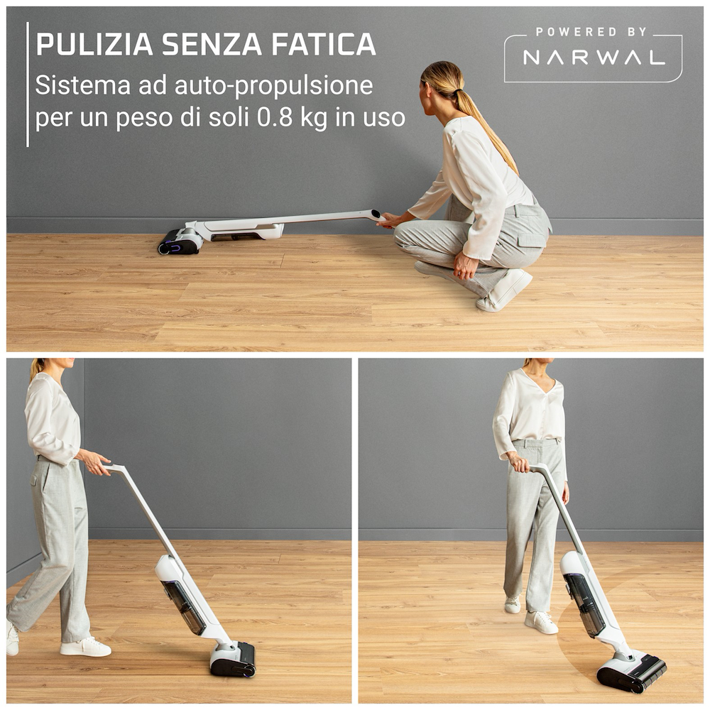 Rowenta GZ7035 - X-Clean 10 Aspirapolvere/lavapavimenti a batteria
