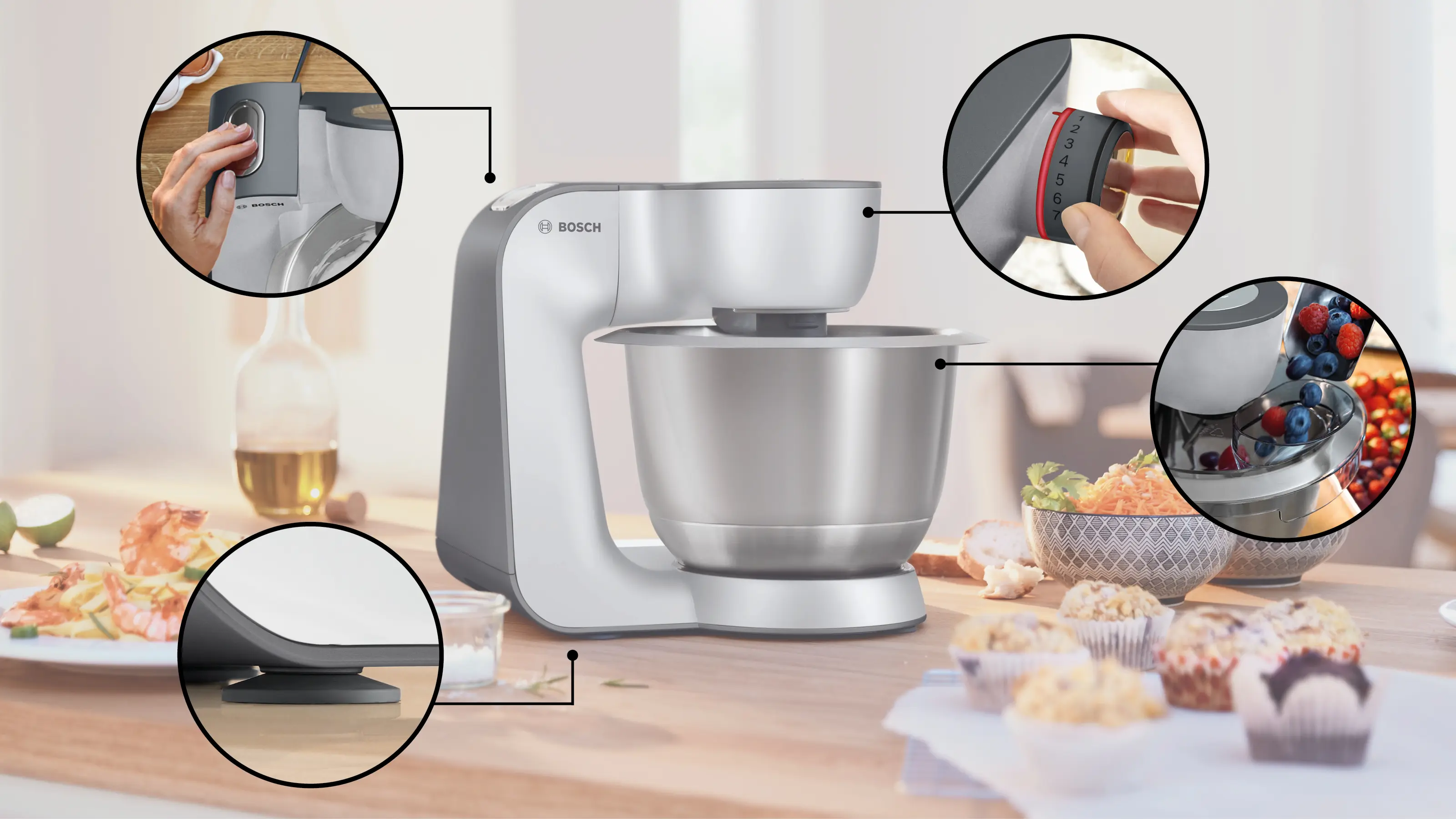 Bosch MUM58310 - Robot da cucina Serie 4 1000 W